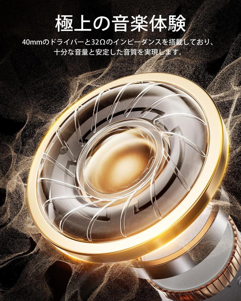 DOQAUS LIFE4 Wireless Bluetooth Up to 90 Hours of Continuous 3 EQ AAC Wired and Wireless Comfortable Deep Navy Blue Headphones, 5.3, Playback, Modes,