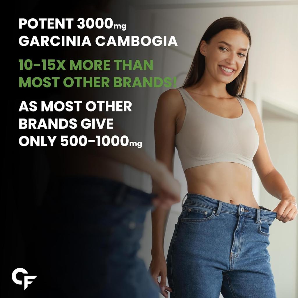 Carbamide Forte Garcinia Cambogia 3000mg 60% HCA με Πιπερίνη 6mg | Συμπλήρωμα Αδυνατίσματος 120 Φυτικά Δισκία