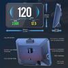 P16 LCD Gauge OBD2 Head Up Display Turbo Boost Oil Pressure Oil Temperature Fuel Consumption Car Speed Gauge