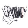 Universal 12V 40A Wiring Harness Kit Loom Car Fog Light Auto for LED Work Driving Light Bar With Fuse and Relay Switch