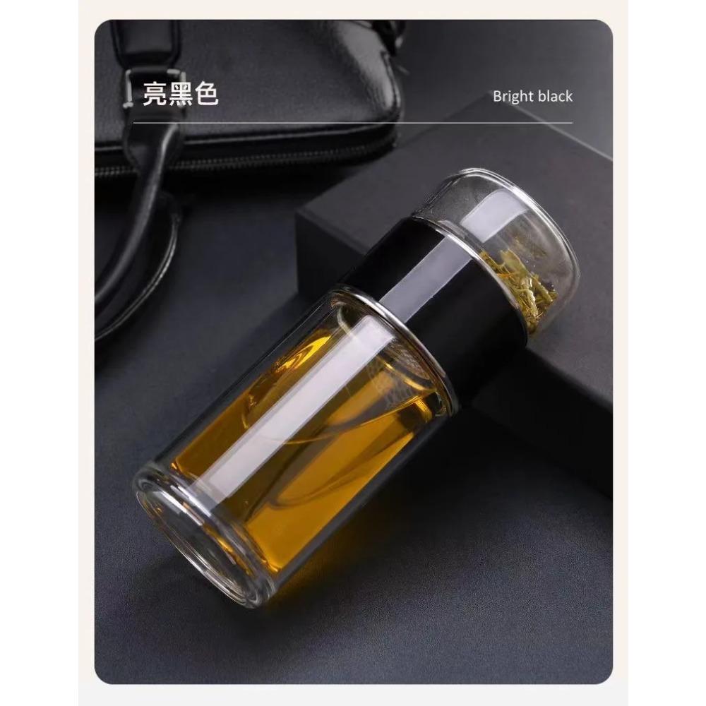 500ML Tea Water Bottle High Borosilicate Glass Double Layer Tea Water Cup Infuser Tumbler Drinkware Water Bottle With Tea Filter