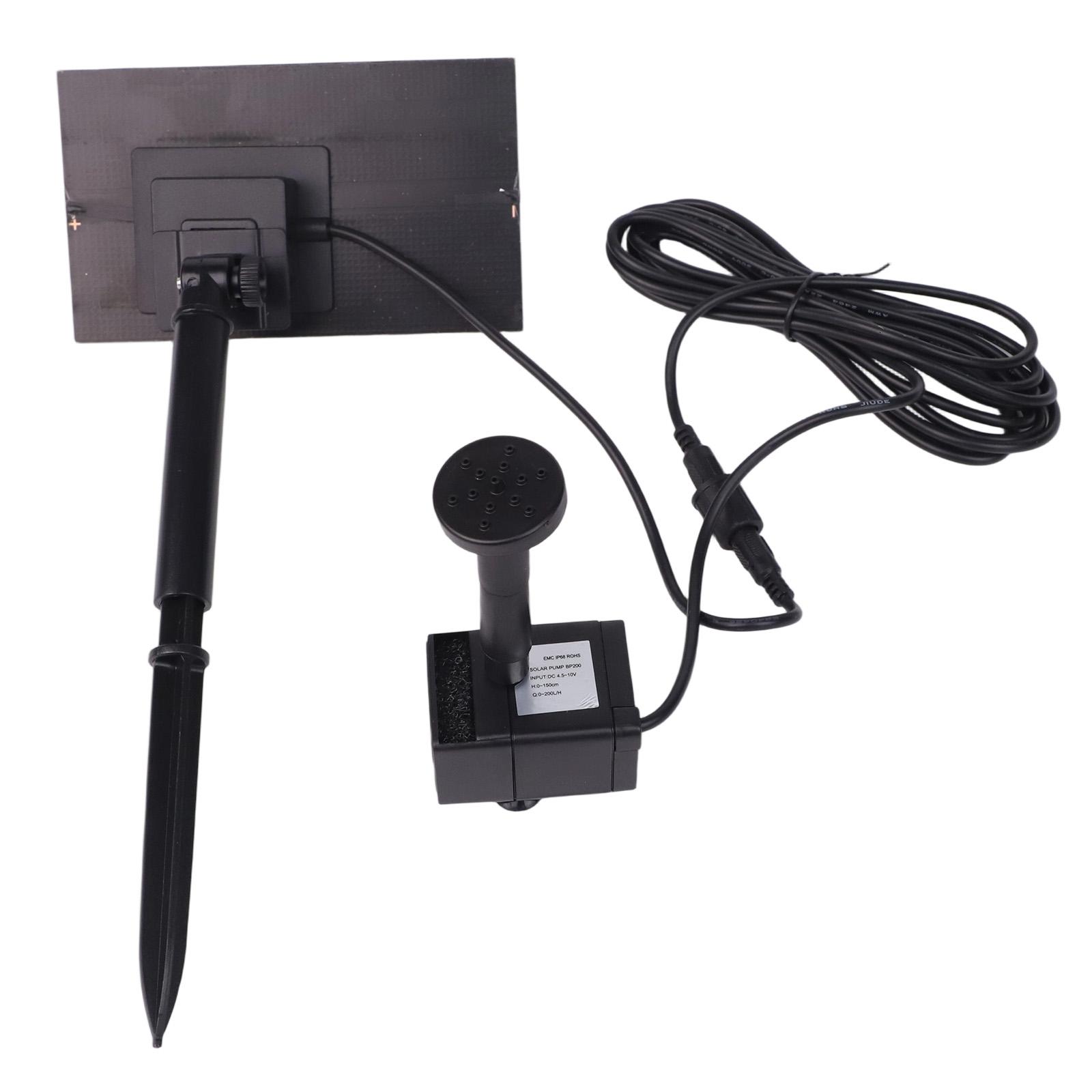 

Solar Water Pump Fish Pond Oxygen Submersible Pumps Efficient Solar Panel For Outdoor Fish Tank Garden Decoration 5W