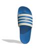 Adidas Adilette Comfort Sports Wonder Metallic Size cm Sandals, White/Blue Rush/Gold (GW8753), 23.5