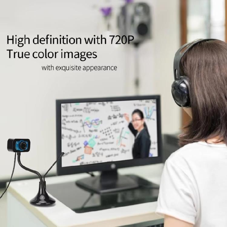 Webcam Camera with Noise Reduction Microphone for Online Courses Business Meeting Conference Desktop Computer