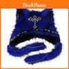 Cappello Peluche con Orecchie da Gatto per il Calore Invernale con Design Pieghevole per Appassionati di Stile Punk