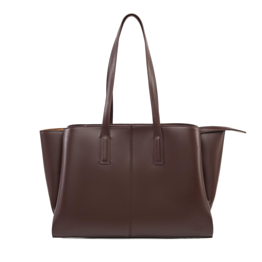 Nuova Borsa a TOTE da Donna Borsa a Spalla Singola di Alta Gamma Semplice e alla Moda Borsa a TOTE di Grande Capacità per Donne