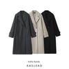 Kaslead New Arrival Women's Clothing Fashion Style Fashion Minimalist Loose Soft Long Overcoat Outerwear 3046299