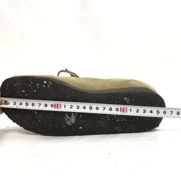 Clarks Wildleder Wallabee Desert Boots UK7 26 beige Kreppsohle(GEBRAUCHT)