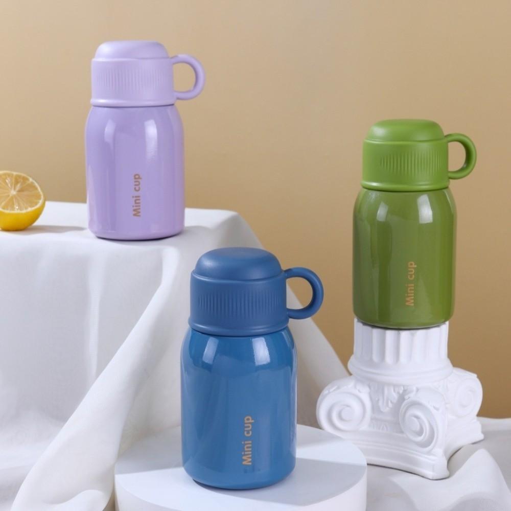 Stainless Steel Vacuum Flask Double Layered Mini Pocket Cup Portable Sports Water Bottle  Travel
