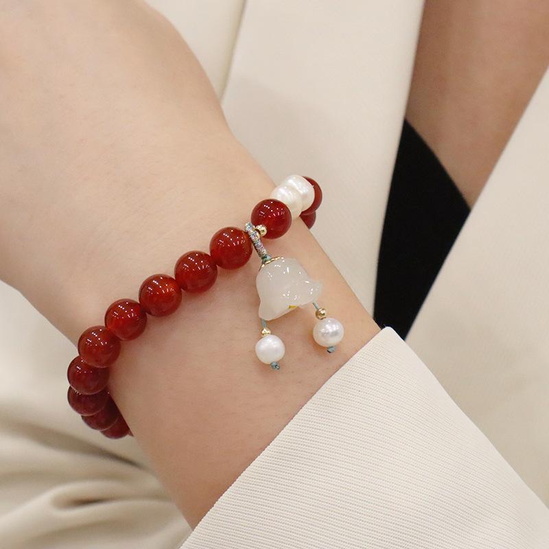 Natural Agate Bracelet Jewelry Retrofashion Women Daily Jewelry Gift