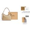 Coach Laurel 31 Commuter Large Capacity Detachable Shoulder Strap Tote Bag Women Tote Bag Light-Khaki CR149-IMNLJ