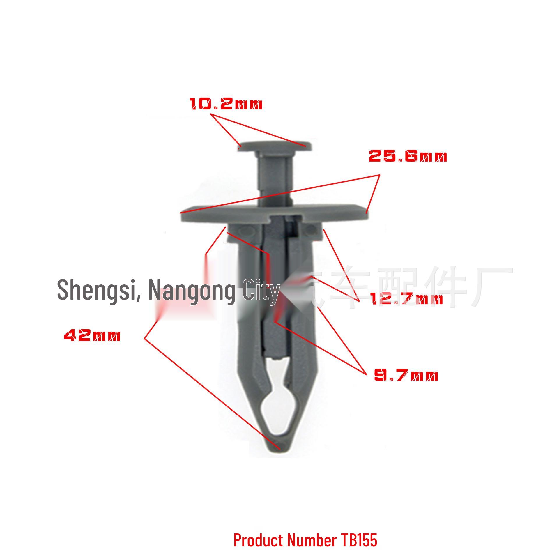 

Universal GM Car Cargo License Plate Bracket Skirt Edge Mounting Buckle 10000 units
