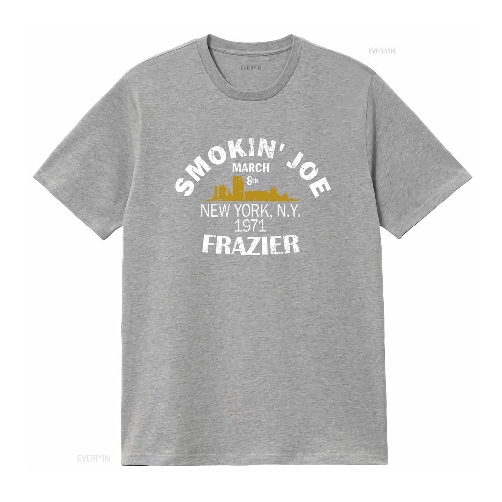 Joe Frazier Active T Shirt Logo Mens Black Funny Size S to 5XL vintage Washed Unisex Breathable designer clothes