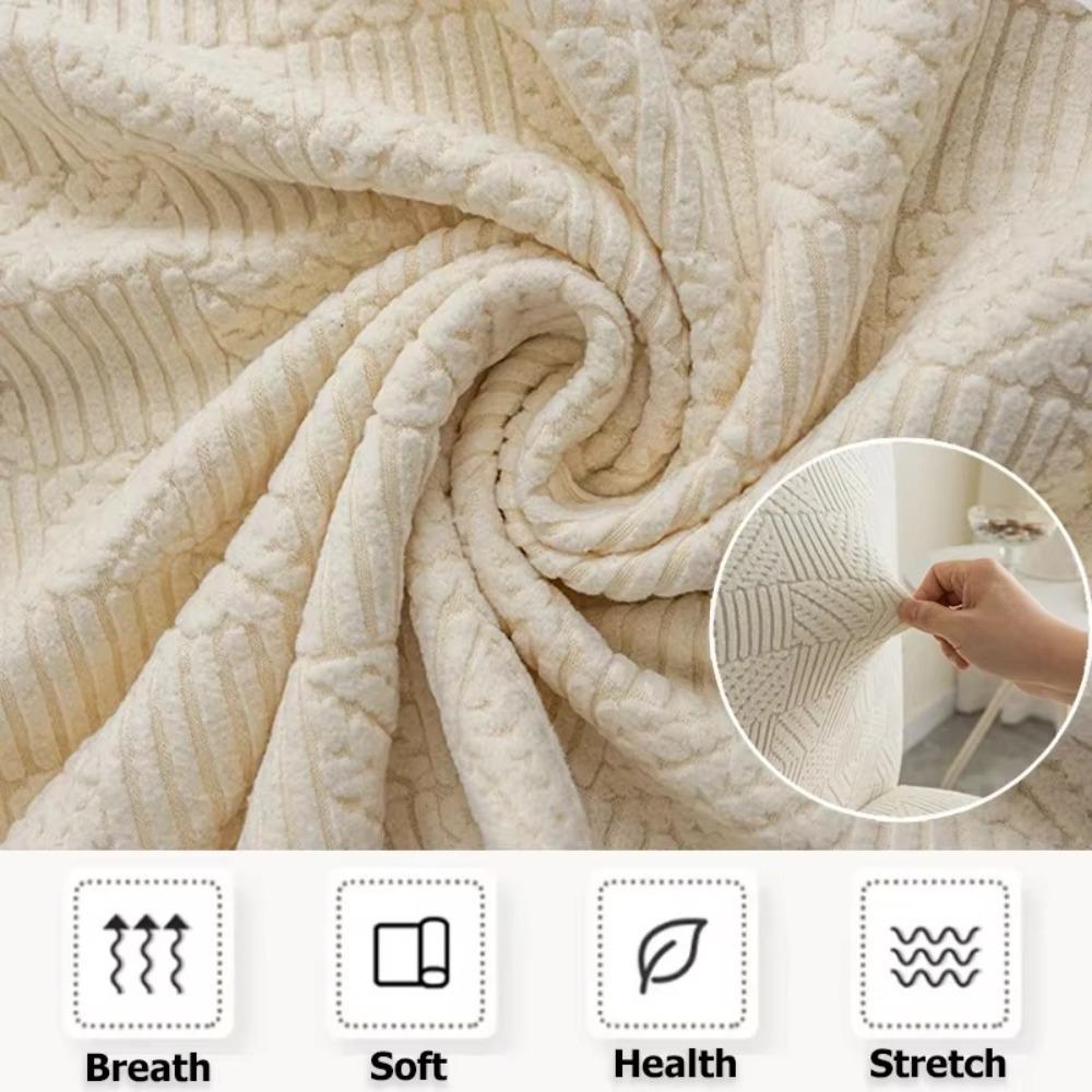 Durable Universal Chair Cover Removable Elastic Seat Cover Protective Case Thickened Dustproof Chair Seat Cushion