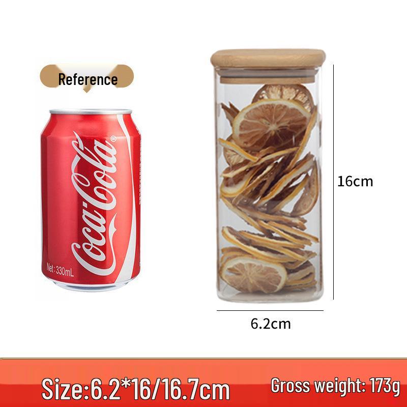 Cross-Border Kitchen High Borosilicate Glass Seasoning Jar Set - Multi-Functional Sealed Grain Jars for Home
