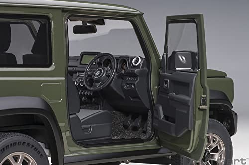 AUTOart 1/18 Scale Suzuki Jimny Sierra (JB74) Moss Green Finished Model 78509