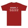 Sorry Idgaf Funny Hidden Message Guitar Chords Retro Unisexs Short Sleeve Tshirt