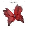 NEW 3D Simulated Flowers 30/50CM Large-scale Giant Paper Butterfly Colorful Window Display Photography Props Party Supply