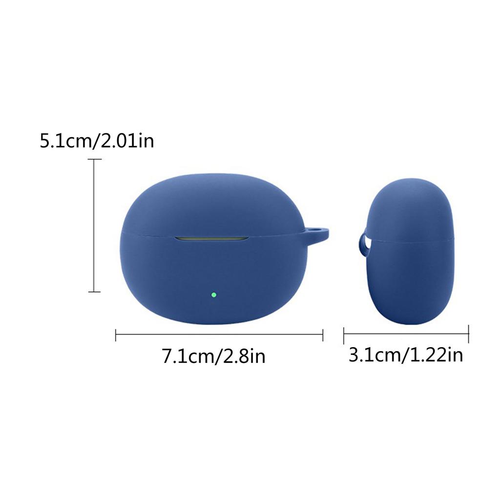 Soft Silicone Cover Secure Earphone Case Water Resistant Case Shock Absorbing Cover Slip Resistant Case for Buds T110