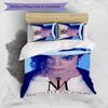 3pcs Michael Jackson Design Cover Set - HD Printed Bedding with 1 Cover and 2 Pillowcases - Perfect for Home and Dorm Decor