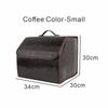 Collapsible Car Storage Box Crocodile Grain Leather Organizer For Car Trunk Box Organizer Auto Tidying Storage Bag Watertight