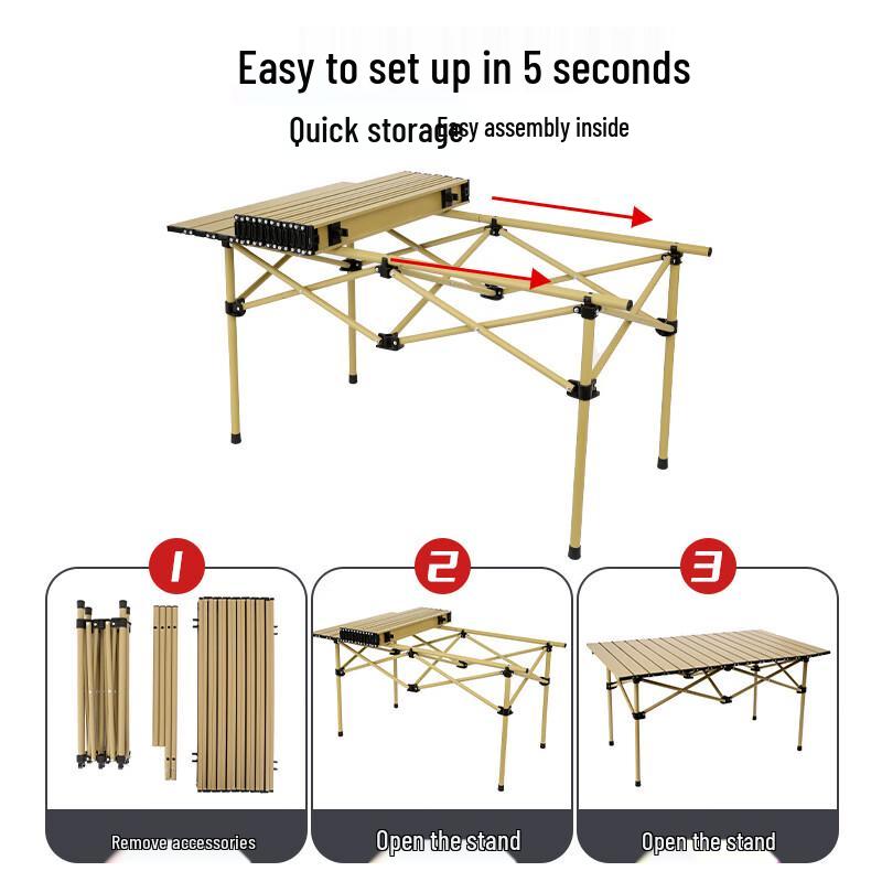 Baizi'en Portable Outdoor Folding Picnic Set