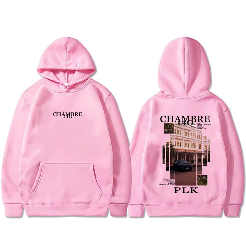 Rapper PLK Chambre 140 Album Graphic Hoodie Men Women Hip Hop Fashion Pop Music Hooded Sweatshirt Male Oversized Fleece Hoodies