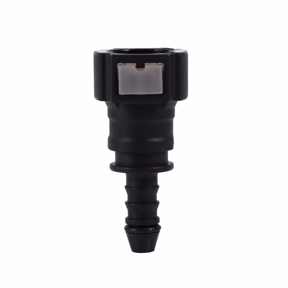8mm 9.89 Black Auto Automotive Fuel Line Coupler Quick Release Disconnect Connectors Hose Connector