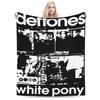 Deftones White Pony Stuff Blankets Lightweight Thin Velvet Alternative Metal Band Throw Blanket Comfortable Rug Piece