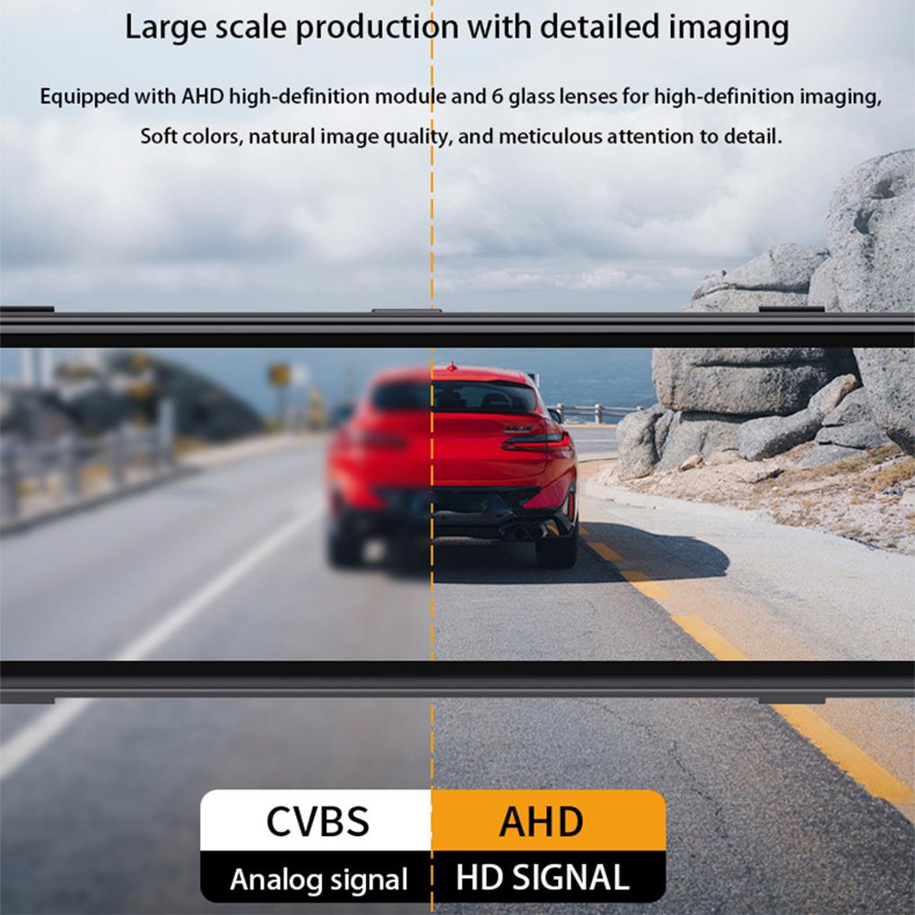 12-Zoll-Rückfahrkamera Dashcam 1080P 30FPS IPS-Bildschirm 4-Kanal WiFi Rückfahrkamera GPS Spiegel Auto Recorder Stream Media Auto DVR