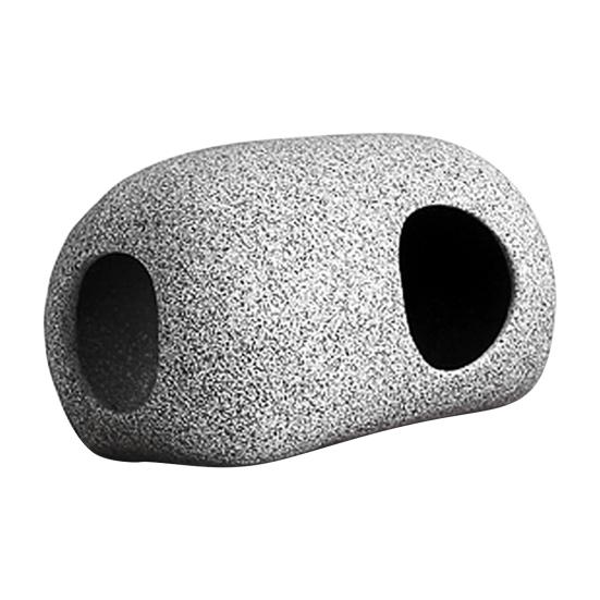 Yousheng Rock Cave Smooth Edge Aquarium Decoration Clay Hiding Breeding Fish Rock House Fish Tank