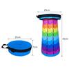 Portable Telescoping Folding Camping Stool Outdoor Foldable Beach Chair Folding Camping Chair for Travel Hiking Fishing Garden