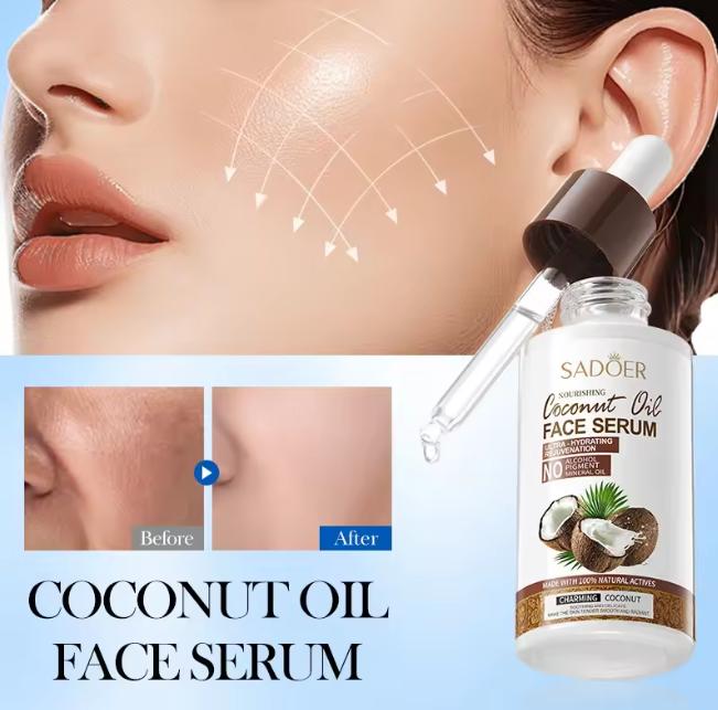 Coconut Oil Nourishing Facial essence Moisturizing Repair Revitalizing anti-aging Alcohol Free Mineral Oil Free essence