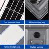 60W Integrated Solar LED Street Light with Microwave Motion Sensor