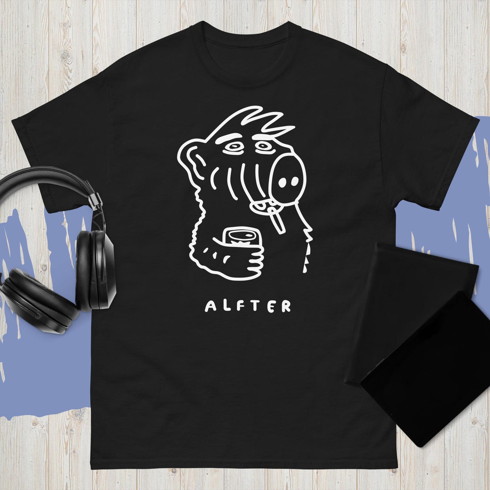 Alfter Camiseta Estampada Illustration Shirt Usa Size S to 3XL 2XL