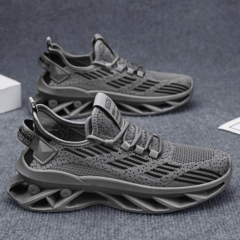 Summer Breathable Mesh Casual Sports Shoes Fat Feet Wide Large Size Men's Shoes Platform Coconut Non-slip Dad Shoes