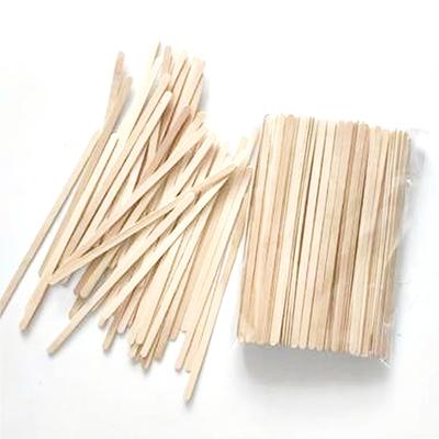 1000 Stück Holz Eisstiele 14x0,5x0,1cm Bastelhölzer für Wachs Zungenspatel