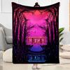 Stranger Things Blanket Suitable for sofas,travel, living rooms also a good gift for friends and family Suitable for all seasons.