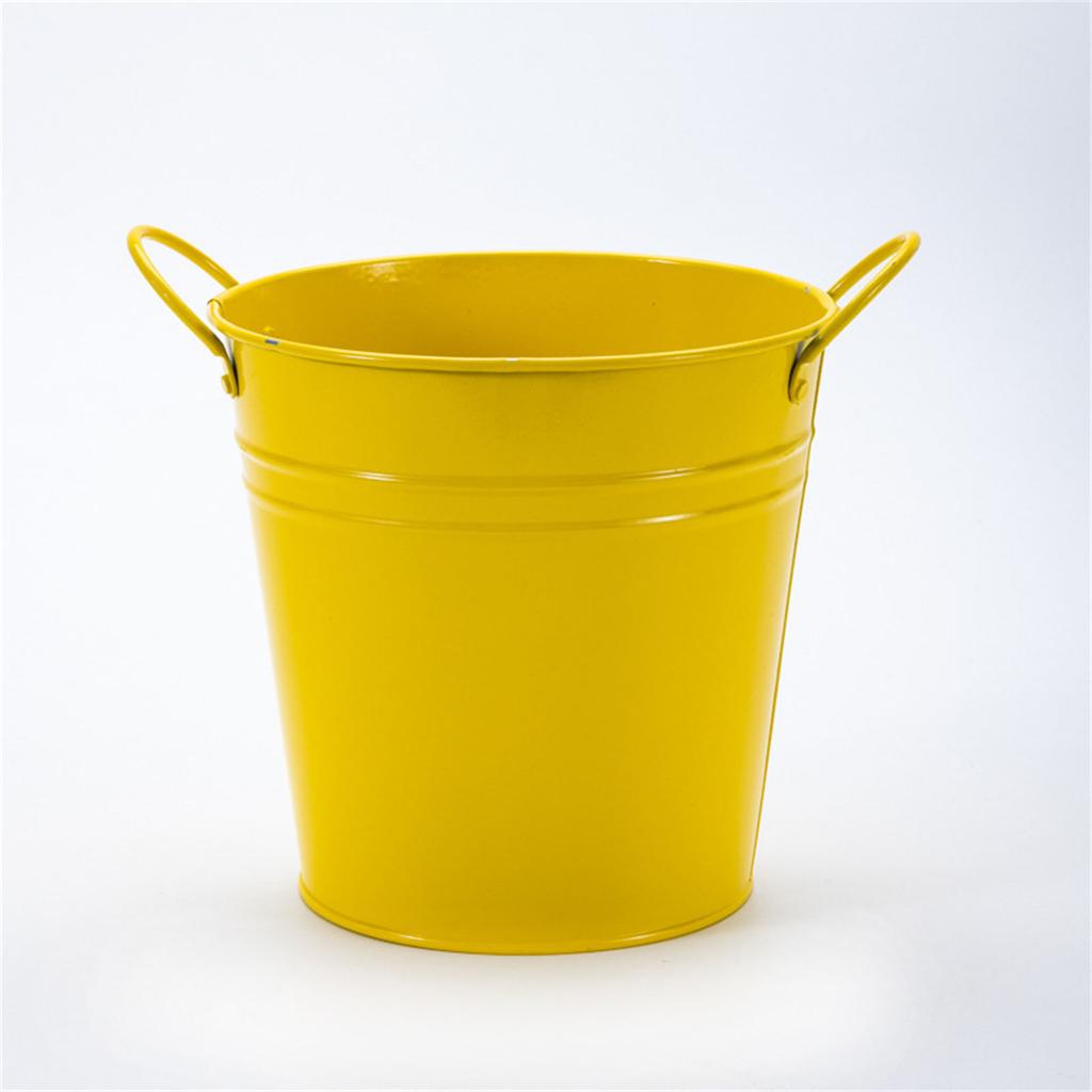 Flower Pots Planters Bucket Binaural Plant Basket Storage Container Fence Basket for Balconys Garden Home Indoor Outdoor