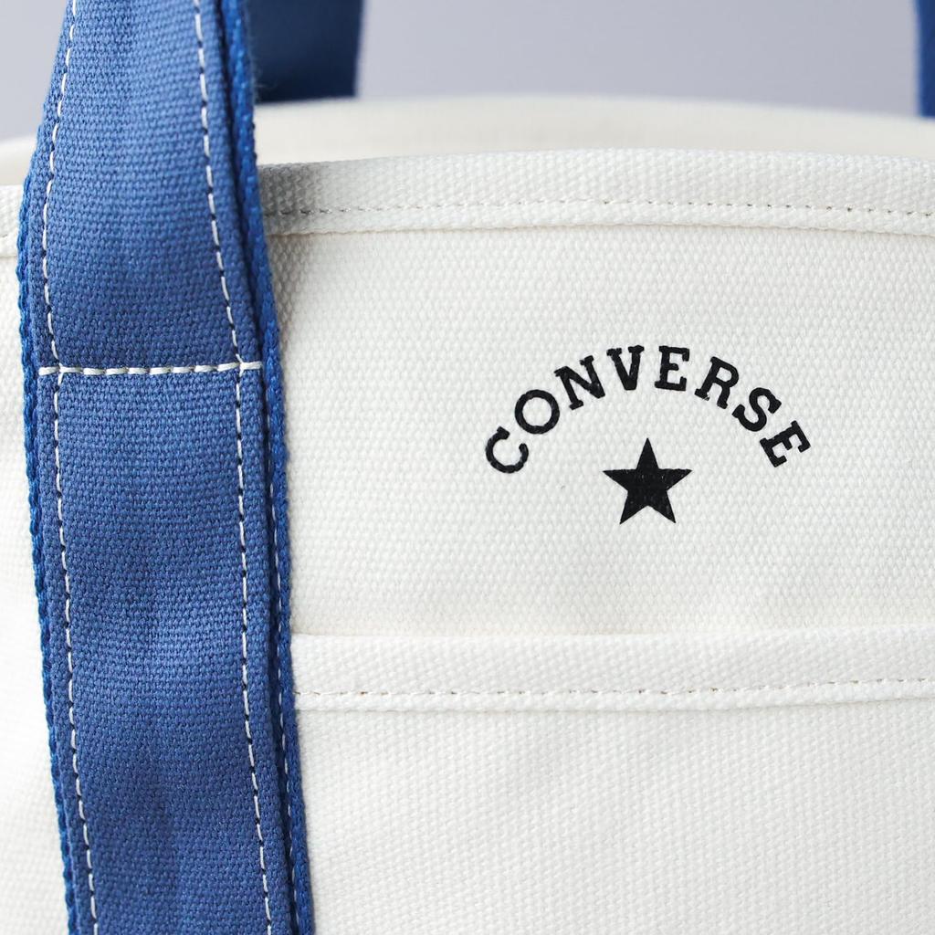 Canvas Mini Tote with Dwears Sticker Tote Bag Canvas TOKYO Tokyo All Star Size [Converse] Men's Women's <S Navy>