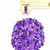 Amethyst Cabochon Lot 6x4mm Oval Cut – Purple Amethyst Gemstones for Jewelry Making Supplies