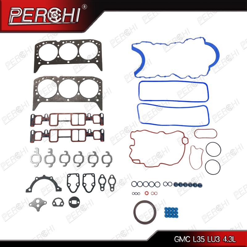 L35 262CUL6 LU3 Engine Head Gasket Kit Full Set for Chevrolet ASTRO Bus Van BLAZER S10 C1500 Pickup 4.3 HS9354PT-6 HS5744F