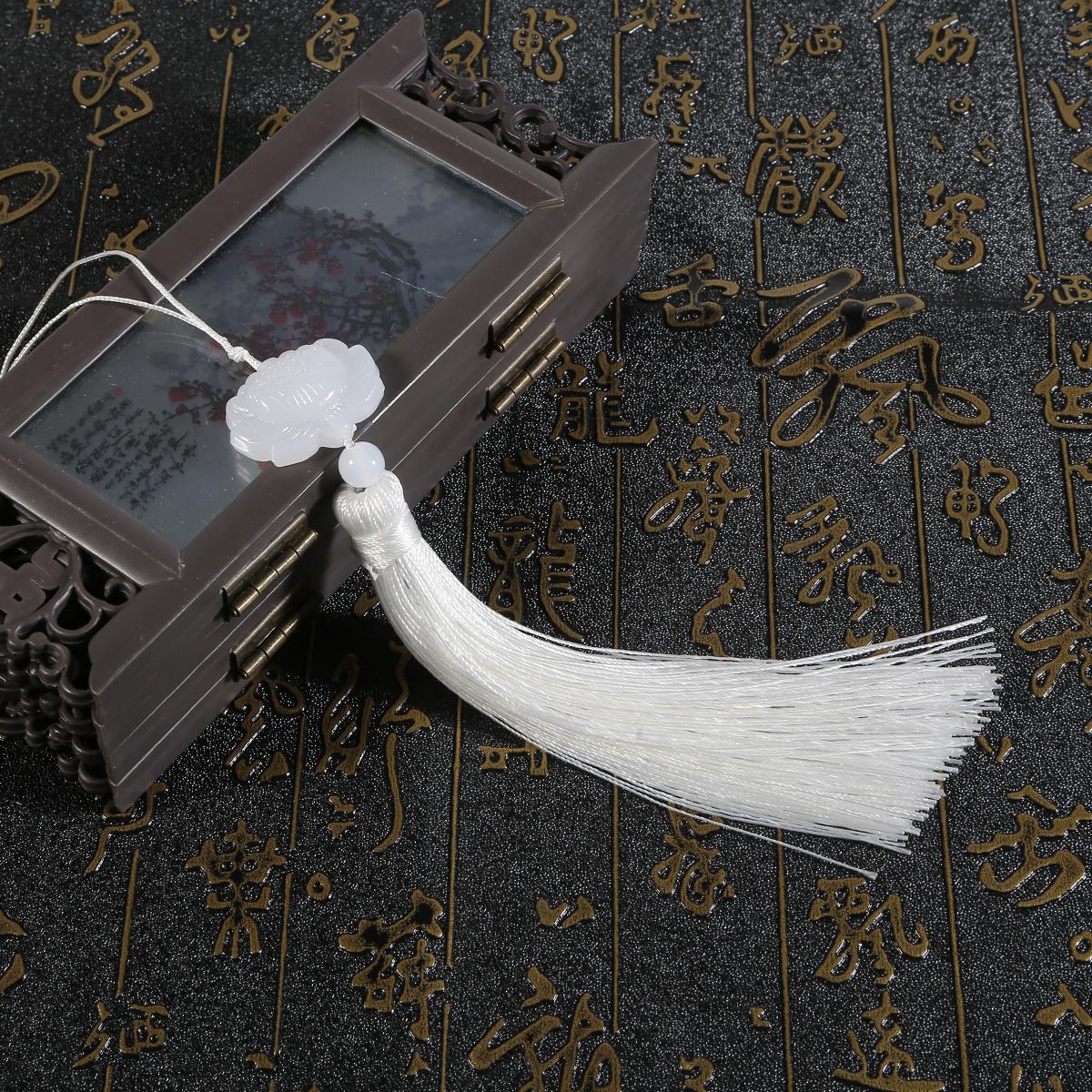 

Бахрома с кистями белого лотоса в стиле ретро для изготовления ювелирных изделий своими руками, аксессуары для трансплантации