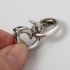 Keyring Handbags Openable Zinc Zinc Zinc Alloy Ring Buckle Snap Clasp Spring Gate O-Ring Buckle Snap Hooks