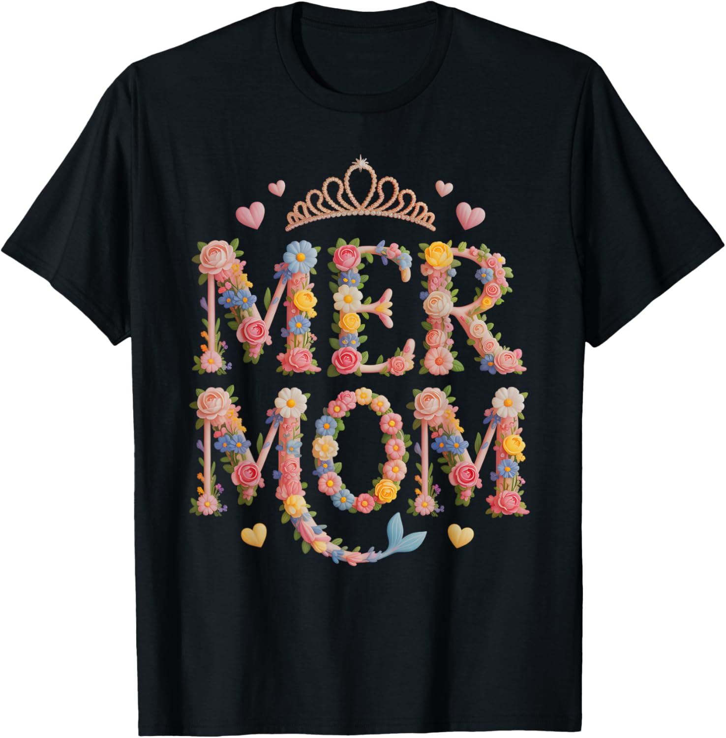 Mom MERMOM Mermaid Mama Surfing Patrol Mommy Vacation T-Shirt S разноцветный