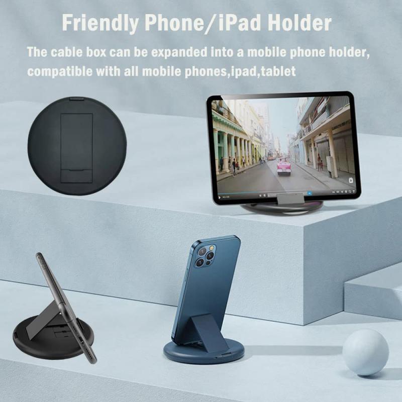 HdooLink 5 in 1 60W Schnellladekabel Typ-C Handy-Datenkabel USB-Ladegerät-Set Aufbewahrungsbox Datenkabel-Kombiset für Huawei Xiaomi