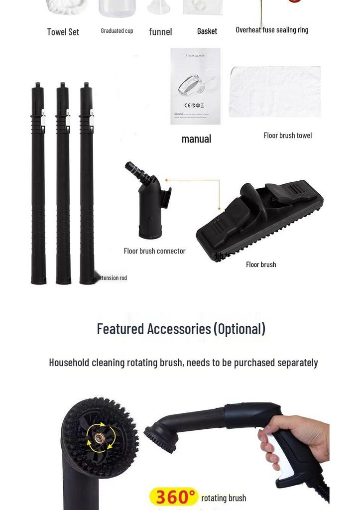High-Pressure Steam Cleaner for Air Conditioners and Kitchen Range Hoods
