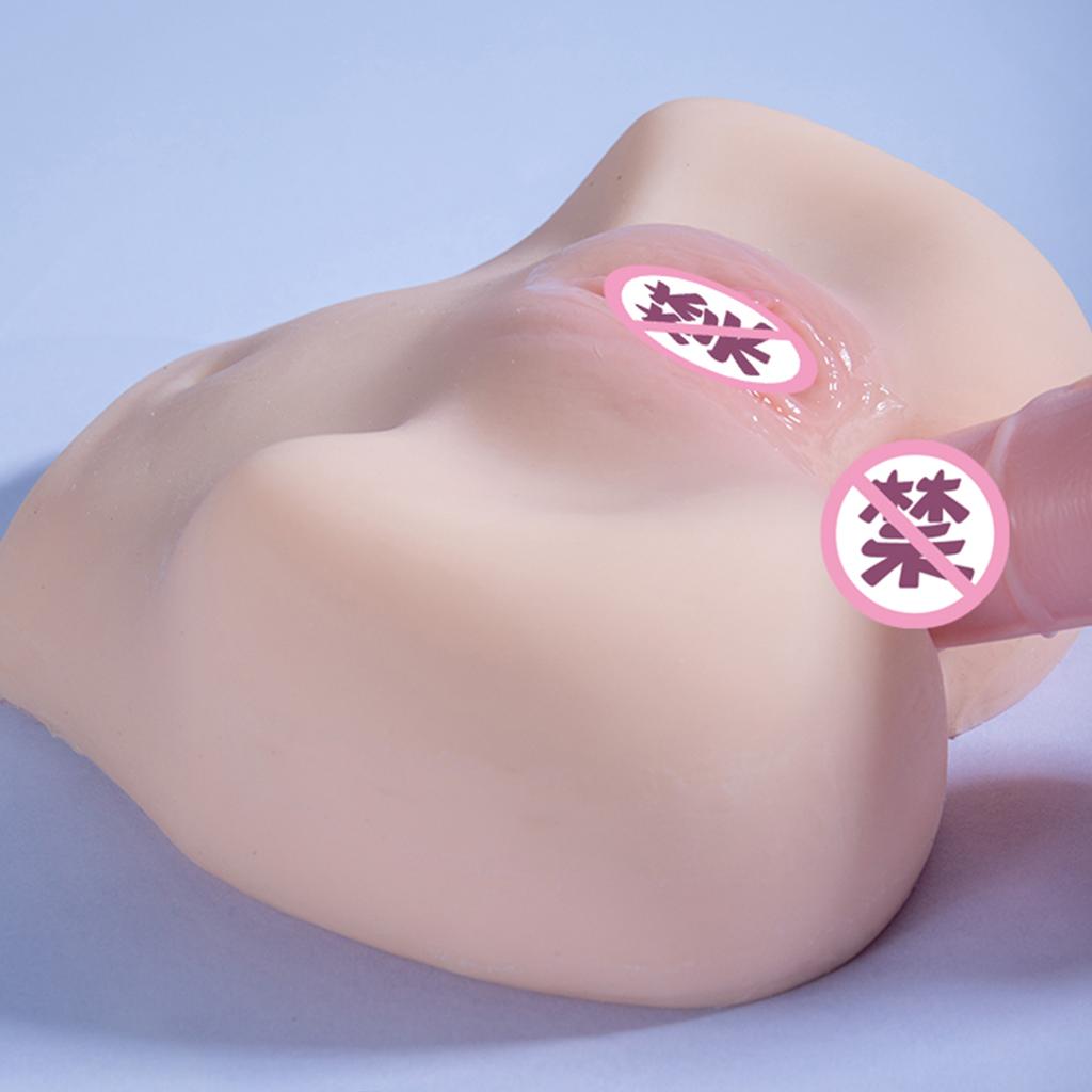 Realistic Male Masturbator with Virgin Vagina and Posterior, Life Size Pussy Ass Masturbator for Male Masturbation Sex Toys