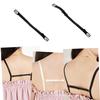 Pack of 6 Nonslip Bra Strap Holders Adjustable Elastic Bralette Strap Clips for Secure and Comfortable Fit Bra Accessory