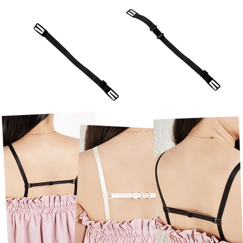 Pack of 6 Nonslip Bra Strap Holders Adjustable Elastic Bralette Strap Clips for Secure and Comfortable Fit Bra Accessory